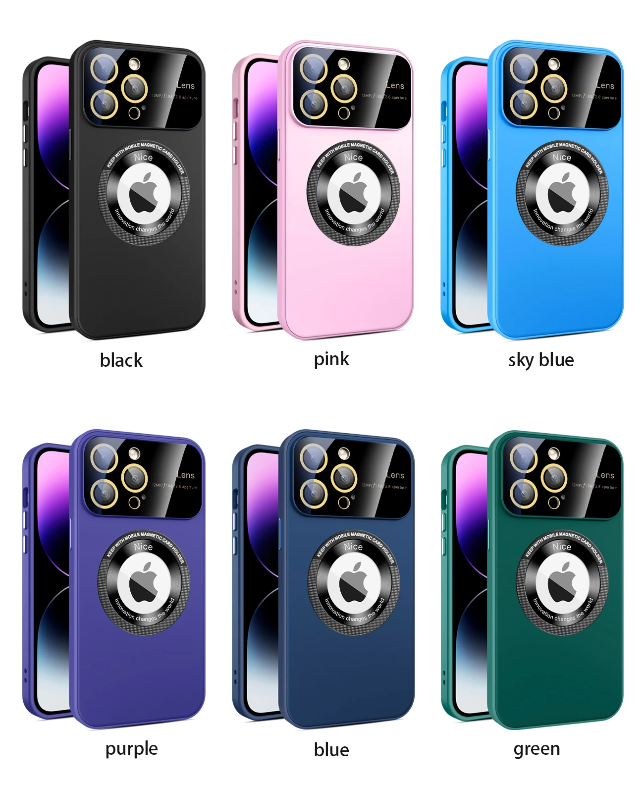 

Magsafe Case for iPhone, Magsafe Phone Cover, Wireless Charging, Magnifying Glass, iPhone 15, 14 Plus, 13, 12, 11 Pro Max