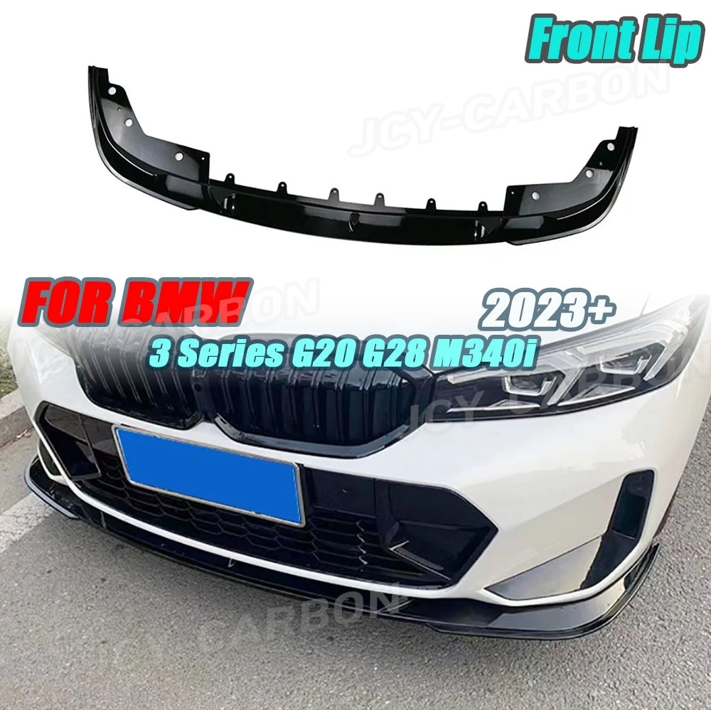 

For Bmw 3 Series G20 G28 M340i 2023+ Front Lip Guard Chin Spoiler Splitters Bumper Lip Car Accessories