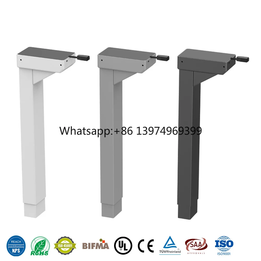 Electric Telescopic Lifting Column Square Tube Lift Leg Height Adjustable Motor Driven Column for Desk and Workbench