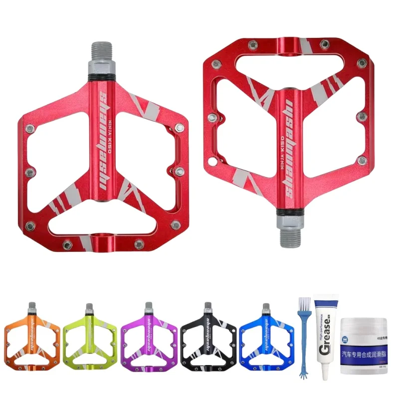 Bike Pedals Aluminum Alloy Footrest 3 Bearing Anti-slip Bicycle Pedals Ultralight MTB Road Mountain Cycling Pedal