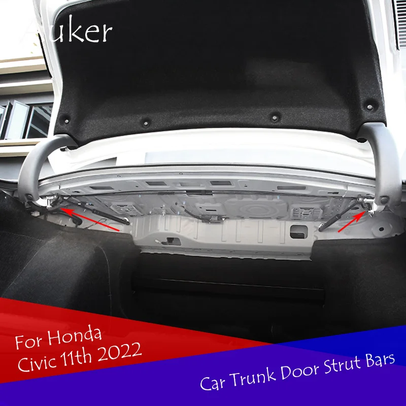 For Honda Civic 11th 2022 Rear Door Trunk Box Supporting Hydraulic Lift Rod Strut Spring Shock Bars Bracket