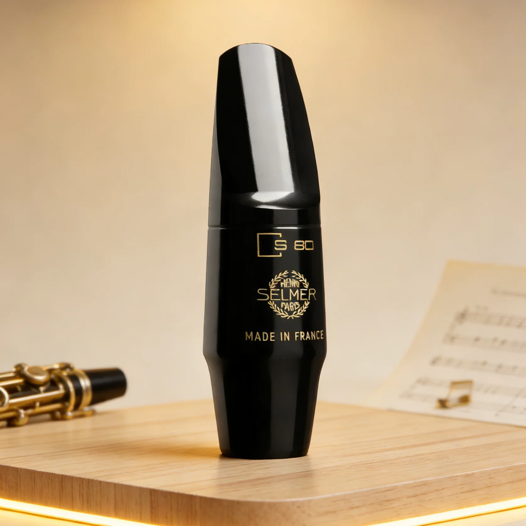 French Original Selmer S80 C * C * * alto saxophone mouthpiece bakelite Hard rubber material