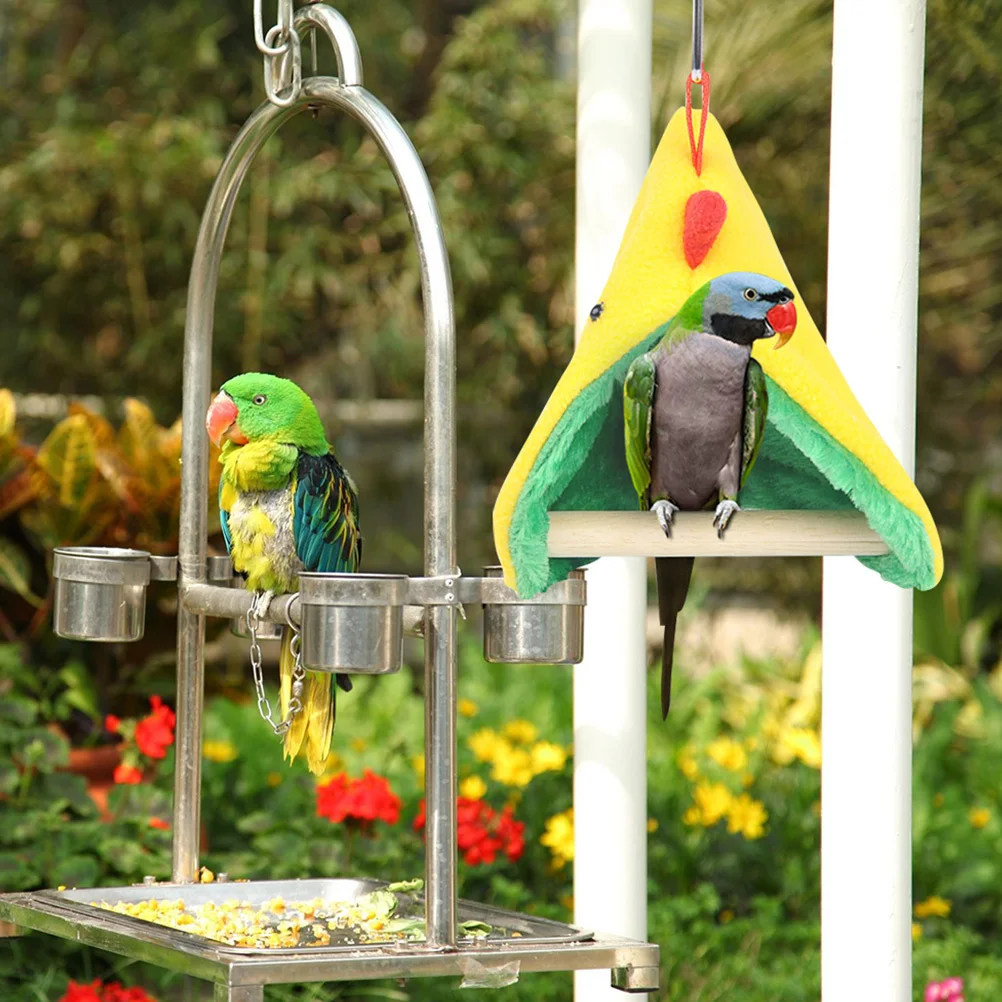 

1Pcs Bird Hanging Tent Safe Eco-Friendly Parrot Nest for Sleeping and Playing Long-Lasting Pet Bird Hut for Small Parrots