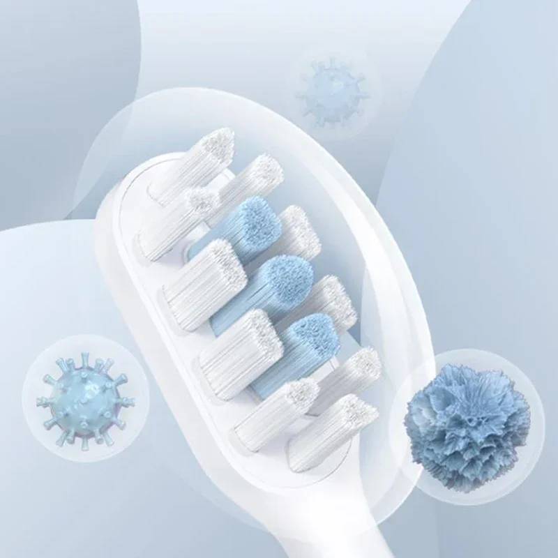 Original Xiaomi Mijia T301 T302 Sonic Smart Electric Toothbrush Head DuPont Brush Head Oral Hygiene Spare Pack Replacement Parts