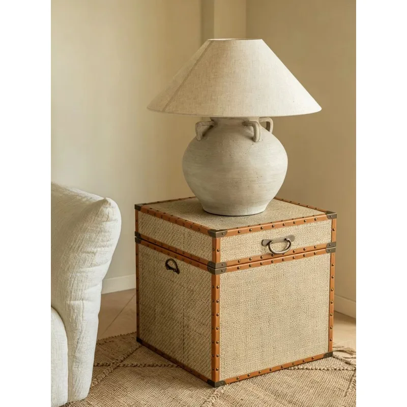 Side corner sofa side cabinet household bedroom storage box bedside table versatile decorative cabinet