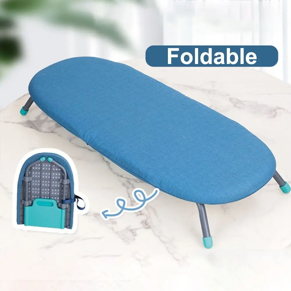 

New Folding Legs Ironing Board Heavy Duty Space Saving Tabletop Iron Board Padded Clothes Ironing Pad Laundry Room