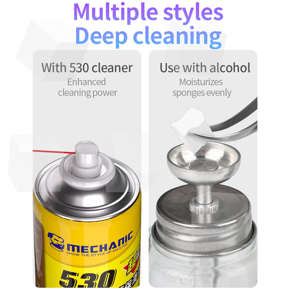 MECHANIC NC800 Nano-cleaning Sponges High density cotton No slagging for PCB Motherboard Back Cover Glass Camera Cleaning Tool view 4