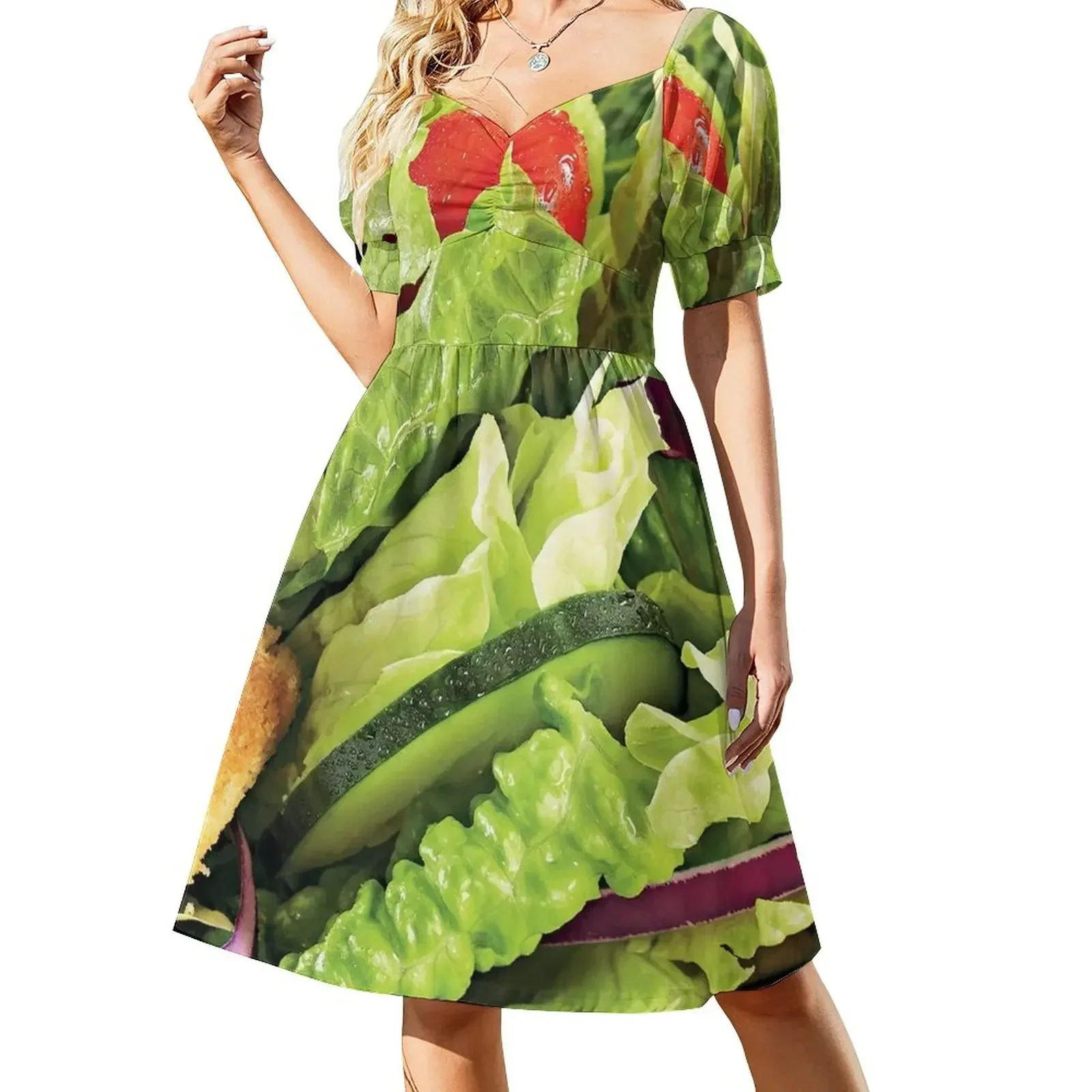 

Toss My Salad Short-Sleeved Dress summer dresses womens 2025 summer clothes for women Dress
