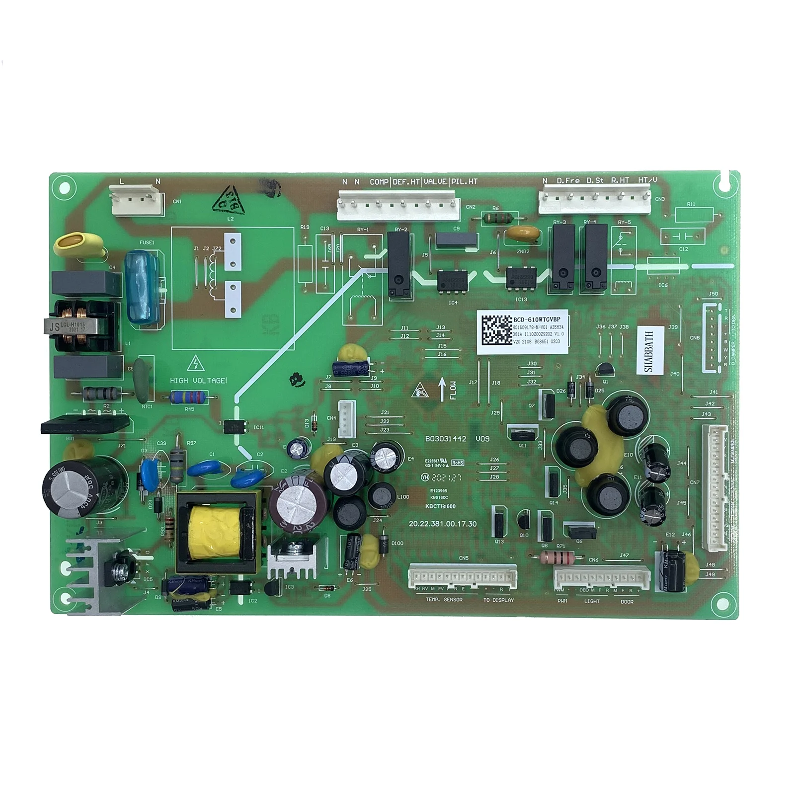BCD-610WTGVBP Refrigerator/Fridge Main PCB Control Board for Hisense RQ-81WC4SAA/WG