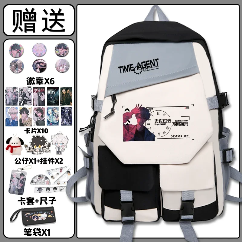 

Black Pink, Link Click, Student Kids Teens School Bags, Large Capacity Mochilas Anime Backpacks for Girls Boys Cute Kawaii