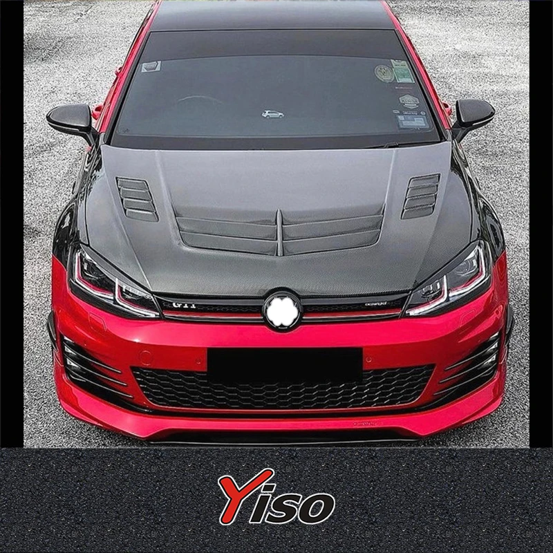 

Suitable for GOLF 7 R GTI Rline Modified Engine Cover GOLF 7.5 R Rline Varis Aerodynamic kit Carbon fiber Varis HOOD