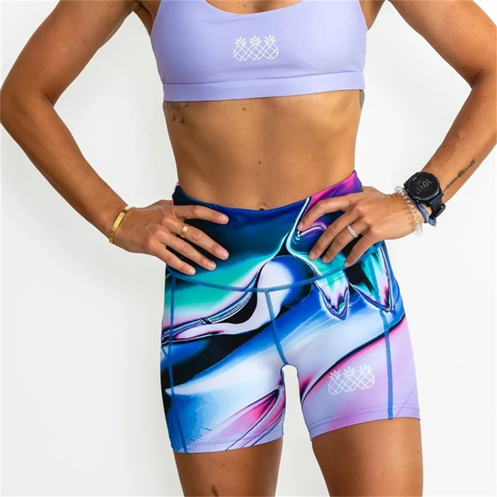 

Tight Running Tres Pinas Olijf Safari Shorts Outdoor Sport Run Fietsen Multifunctionele Shorts Vrouwen Zomer Panty