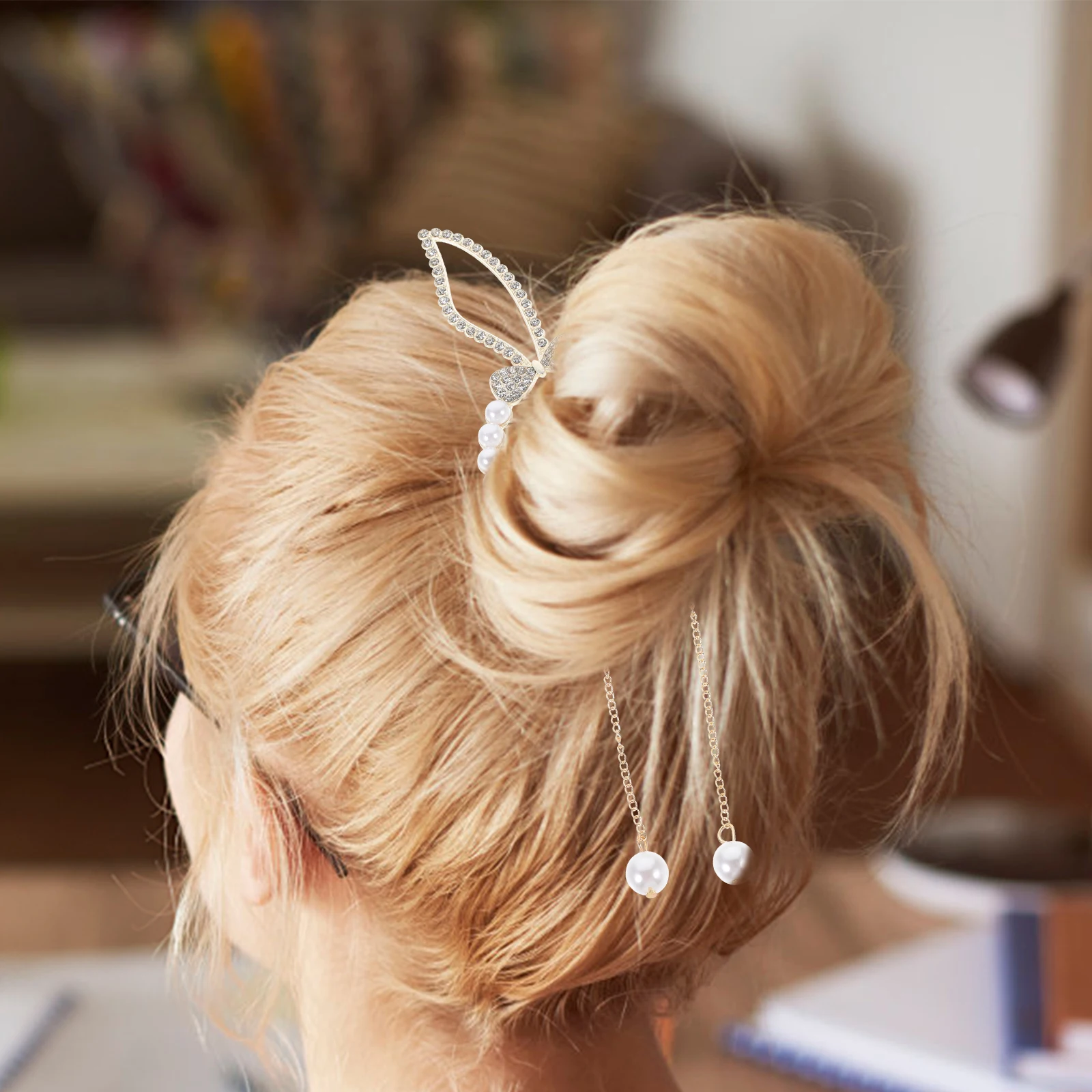 5pcs Clips Accessories Women Girls Ponytail Buckles Claw Fishtail Small Thick Thin Ponytail Holders Barrettes Hair Decor