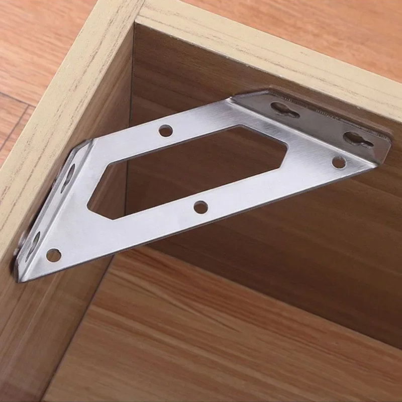 2/6pcs 헤비 듀티 코너 브래킷 패스너 가구 테이블 의자 침대 및 캐비닛에 적합한 범용 코너 코드 사다리꼴