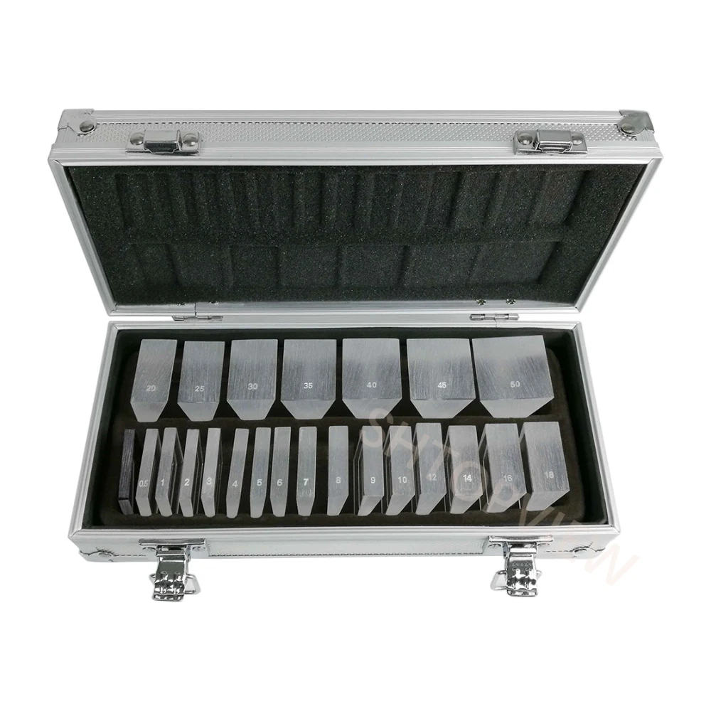 LS-22 Ophthalmic Instruments Loose Prism Set for Optometry With Aluminium Case Prism Bar