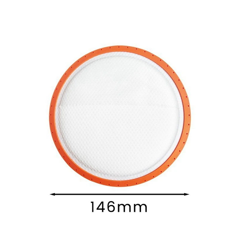Filtro HEPA de aspiradora de 146Mm, accesorio para Midea C5-L181B/VC14M1-FC/VC14M2-FY/VC12X1-FP/VC12X2-FR, VC14X3-FT/C5-L141C/VC1708, fácil de instalar