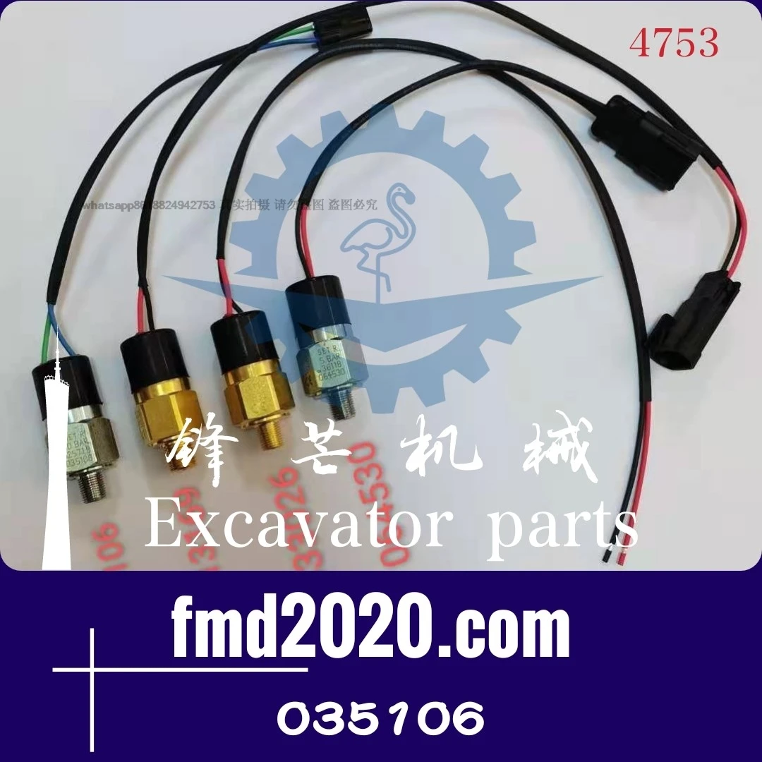 

Pressure sensor 035106 Excavator Loader parts Air compressor parts Electrical parts