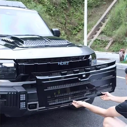 Car Styling Front Face Water Tank Cover Racing Grille Insect Screen Anti Bug Net Accessories For Chery Jetour T2/Traveler 2023 +