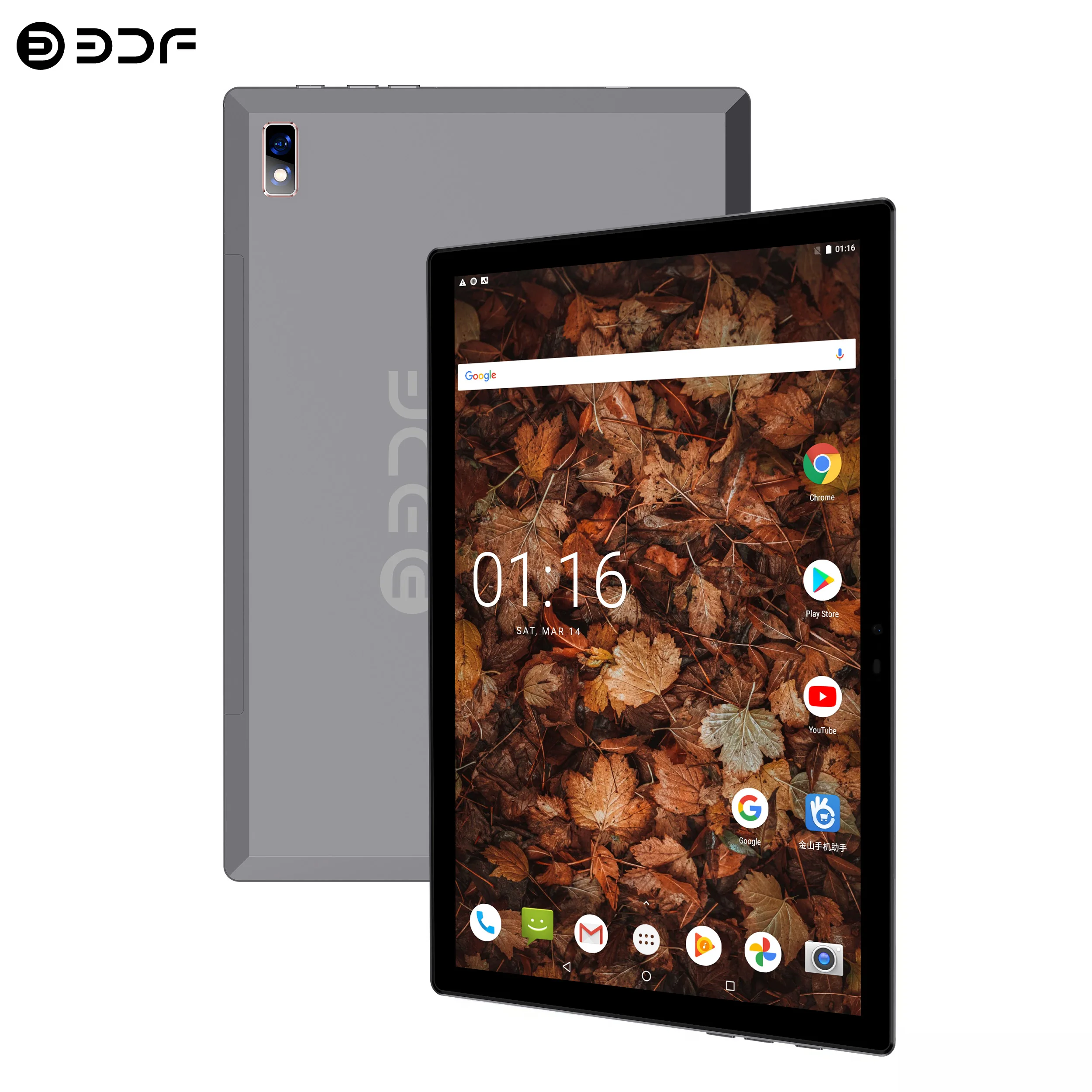 BDF New Pro 10.1 Inch Tablets Octa Core 8GB RAM 128GB ROM Android 11 Google Play Dual 4G Network GPS Bluetooth WiFi Tablet Pc