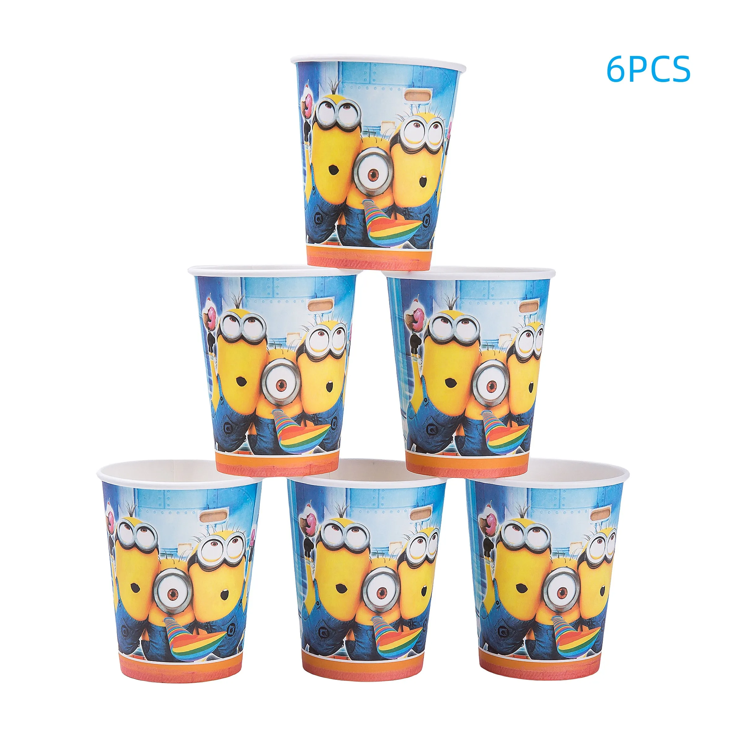 Hot Cartoon Banana Man Birthday Party Disposable Tableware Decoration Products Baby Shower Balloons Cup Napkins Background Bag