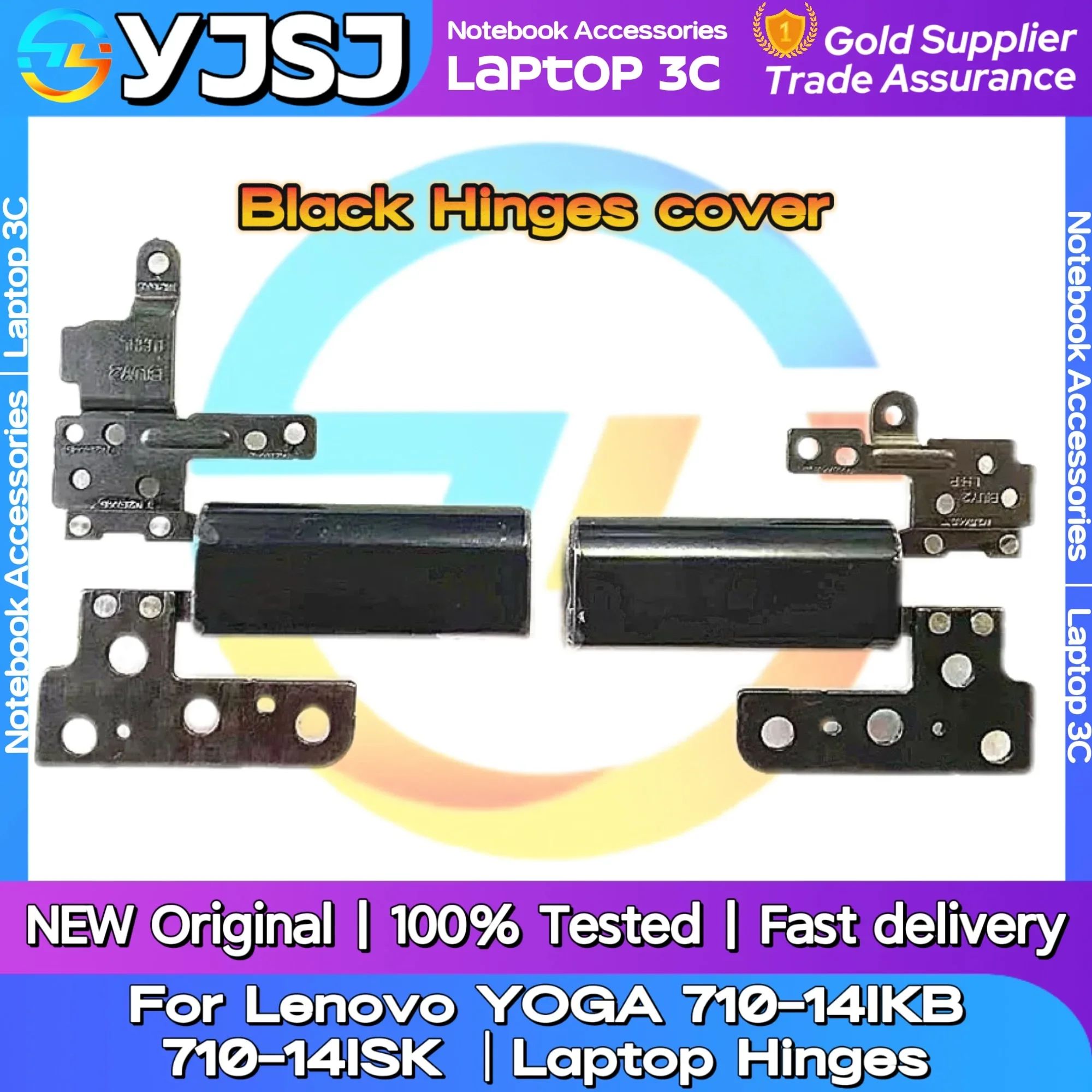 New Original Laptop Notebook Hinges For Lenovo Yoga 710-14 710-14ikb 710-14isk LCD Screen Hinge LCD shaft