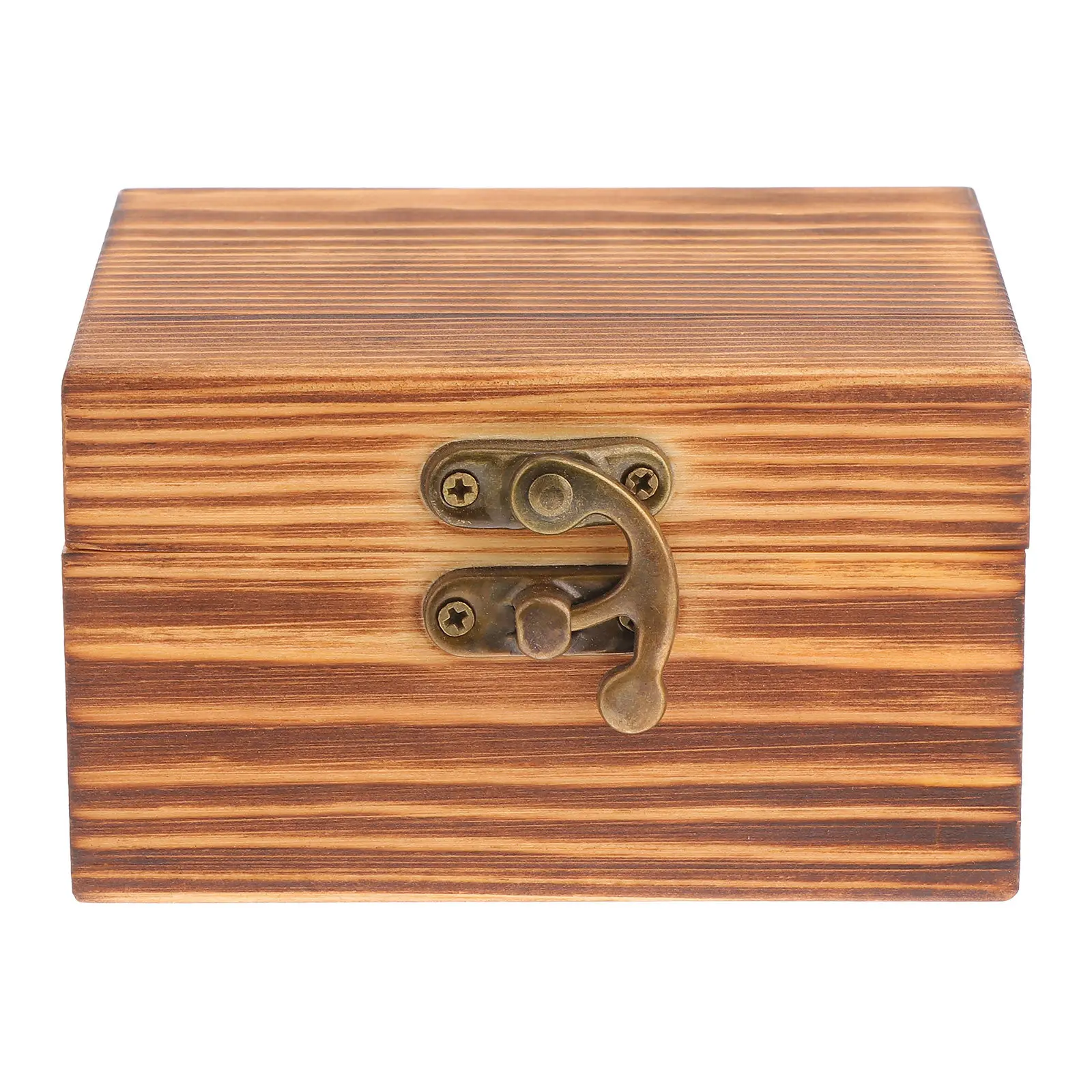 

Шкатулка для украшений из массива дерева: прочный органайзер для хранения часов, браслетов, ожерелий, защитная подарочная упаковка с крышкой