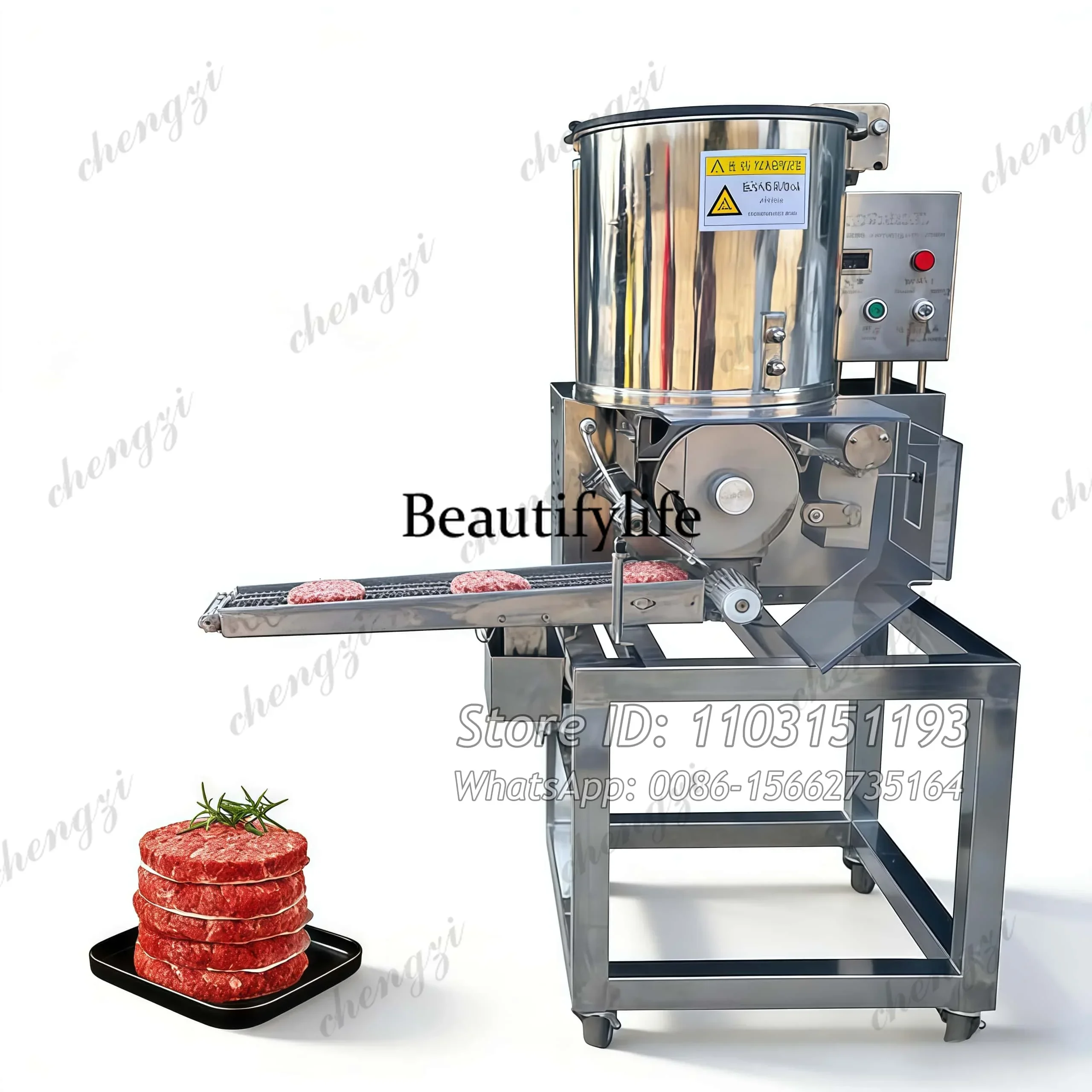 Hamburger Patty Molding Machine Chicken Nugget Meat Pie Machine Beef Patty Burger Molding Machine
