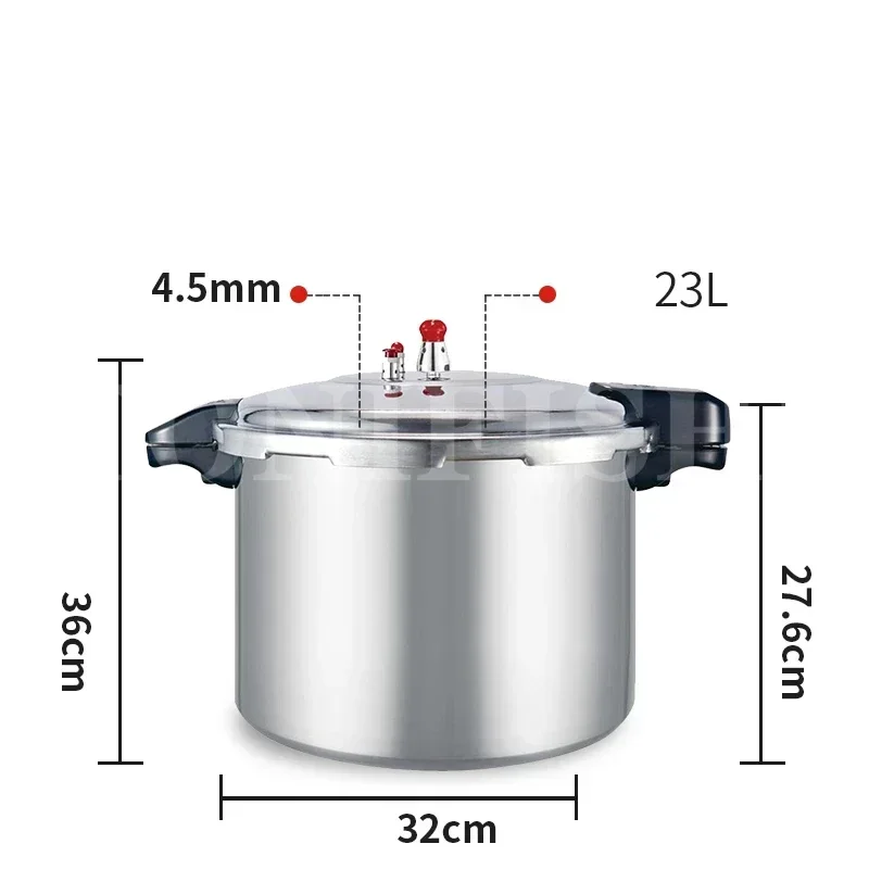 

Thickened explosion-proof pressure cooker commercial large-capacity gas induction cooker universal large pressure cooker 23L 25L