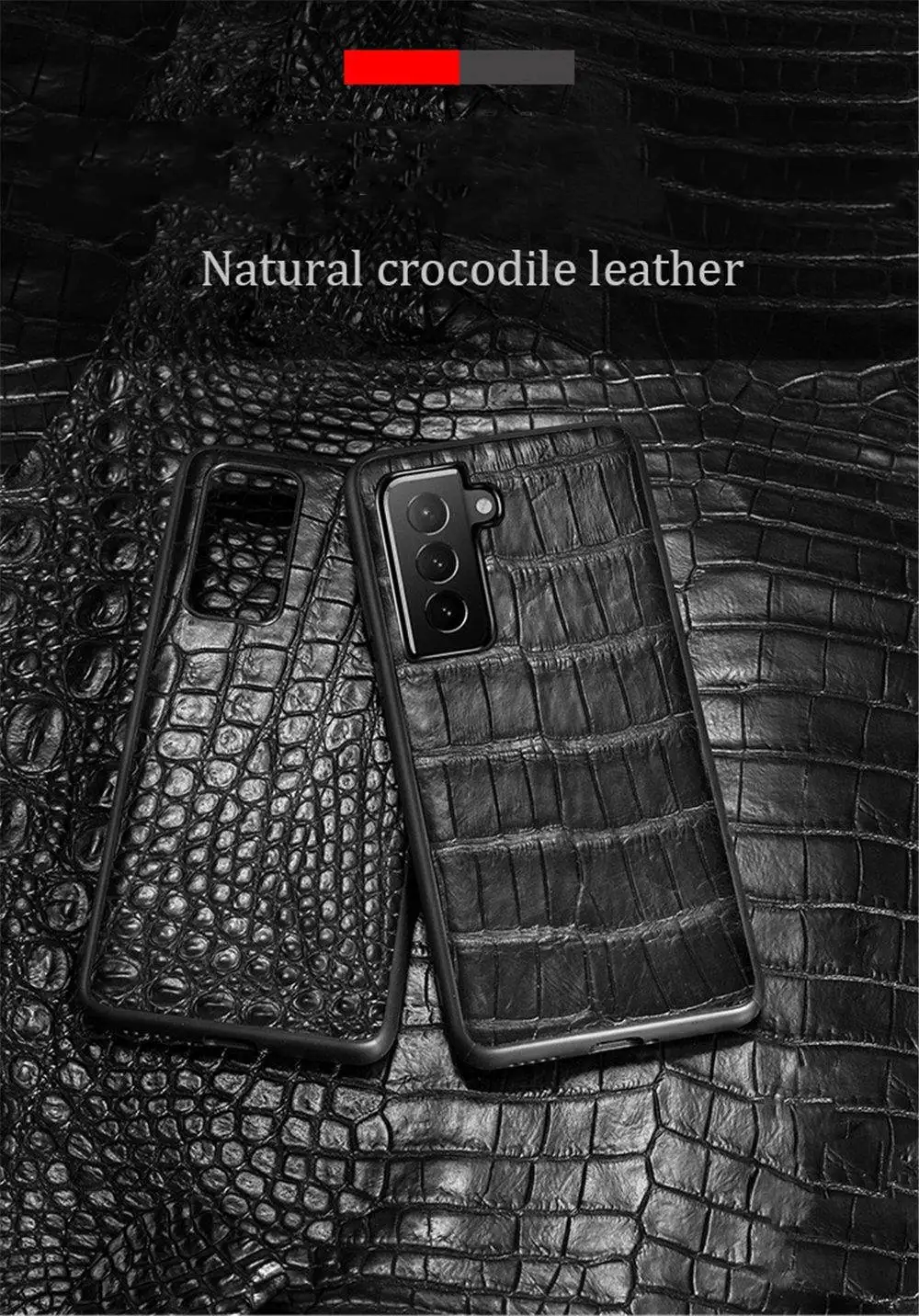 Natural Crocodile Skin Leather Case For Samsung Galaxy 25 Ultra S23 S24 Alligator Skin Armor Cover