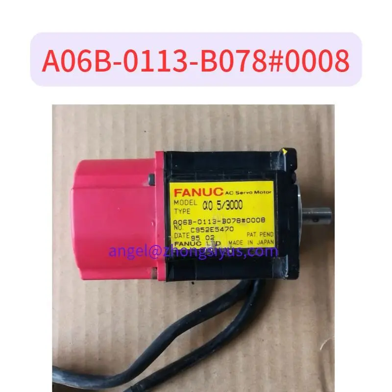

A06B-0113-B078 0008 Б/у протестирован, серводвигатель Fanuc для системы контроллера ЧПУ, очень дешевле
