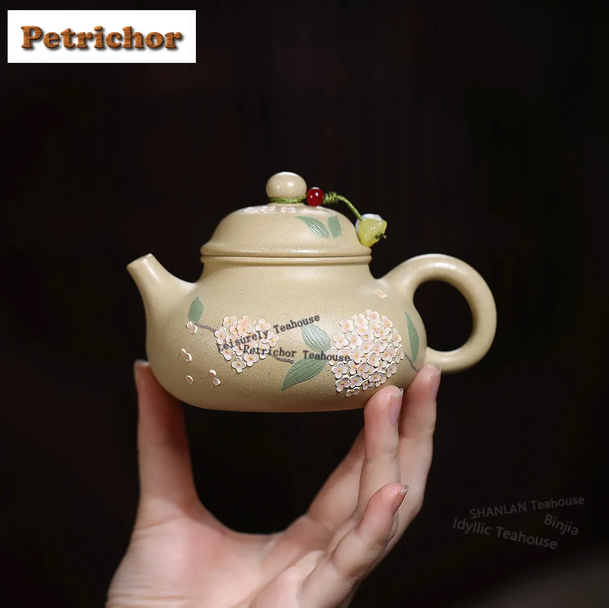 190ml Ancient Yixing Purple Clay Teapots Handmade Rongtian Pot Raw Ore Green Mud Tea Maker Kettle Zisha Tea Set Teaware Gift view 3