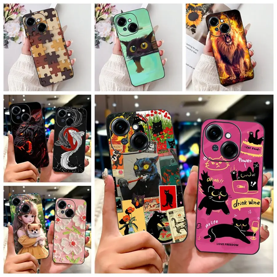 ل Tecno Spark GO 2025 go1 حافظة كرتونية رائعة لينة سيليكون الغطاء الخلفي ل Coque Tecno Pop9 غطاء Tecno Sparkgo 2025 قذائف #1