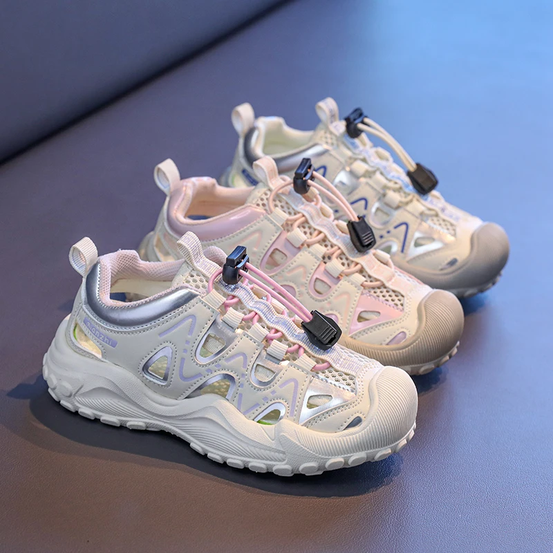 

Kids Casual Sandals for Boys Girls 2025 Summer Non-slip Soft Sole Toddler Walking Shoes Chic Comfort School Daily Wear Sneakers
