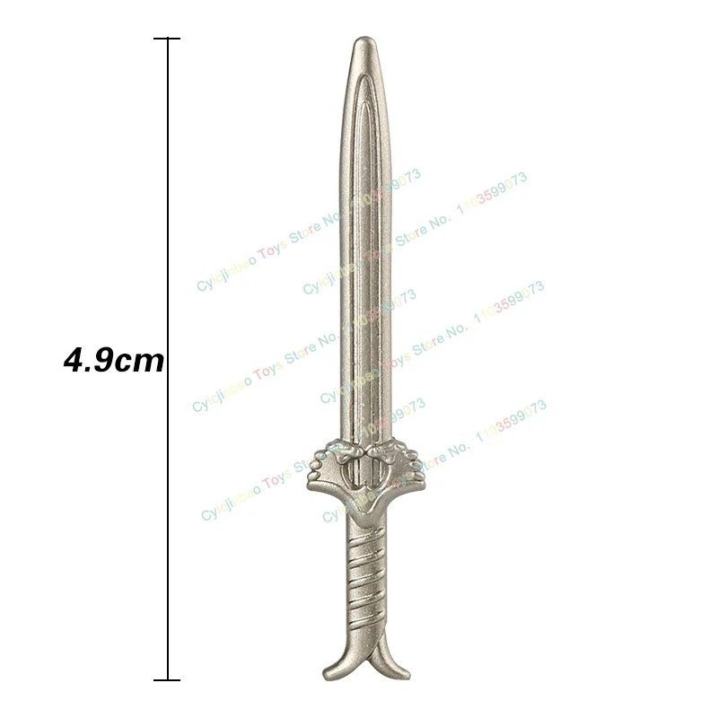 Medieval Military Cavalry Figures Building Blocks Accessories Sword Shield Knight Weapons Toys for Kids PJT048