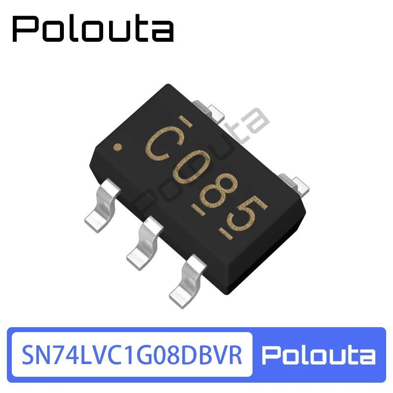 2Pcs SN74LVC1G08DBVR SOT-23-5 Single 2-input positive AND logic chip Polouta