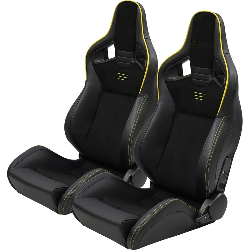 High Quality Adjustable Sport Racing Seat Custom Luxury PVC Leather Car Seat Interior Accessories
