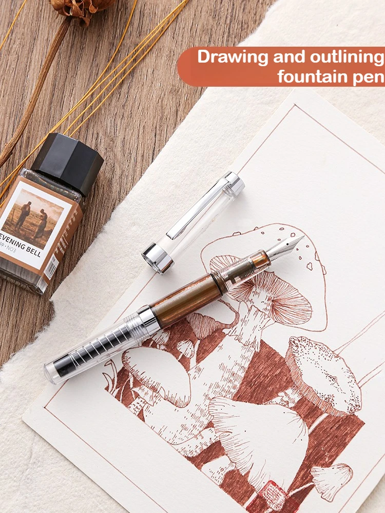

Tromal Fountain Pen EF Nib Drawing Pen for Watercolor Sketch Art Tool Fine Line Painting School Office Supplies Stationery