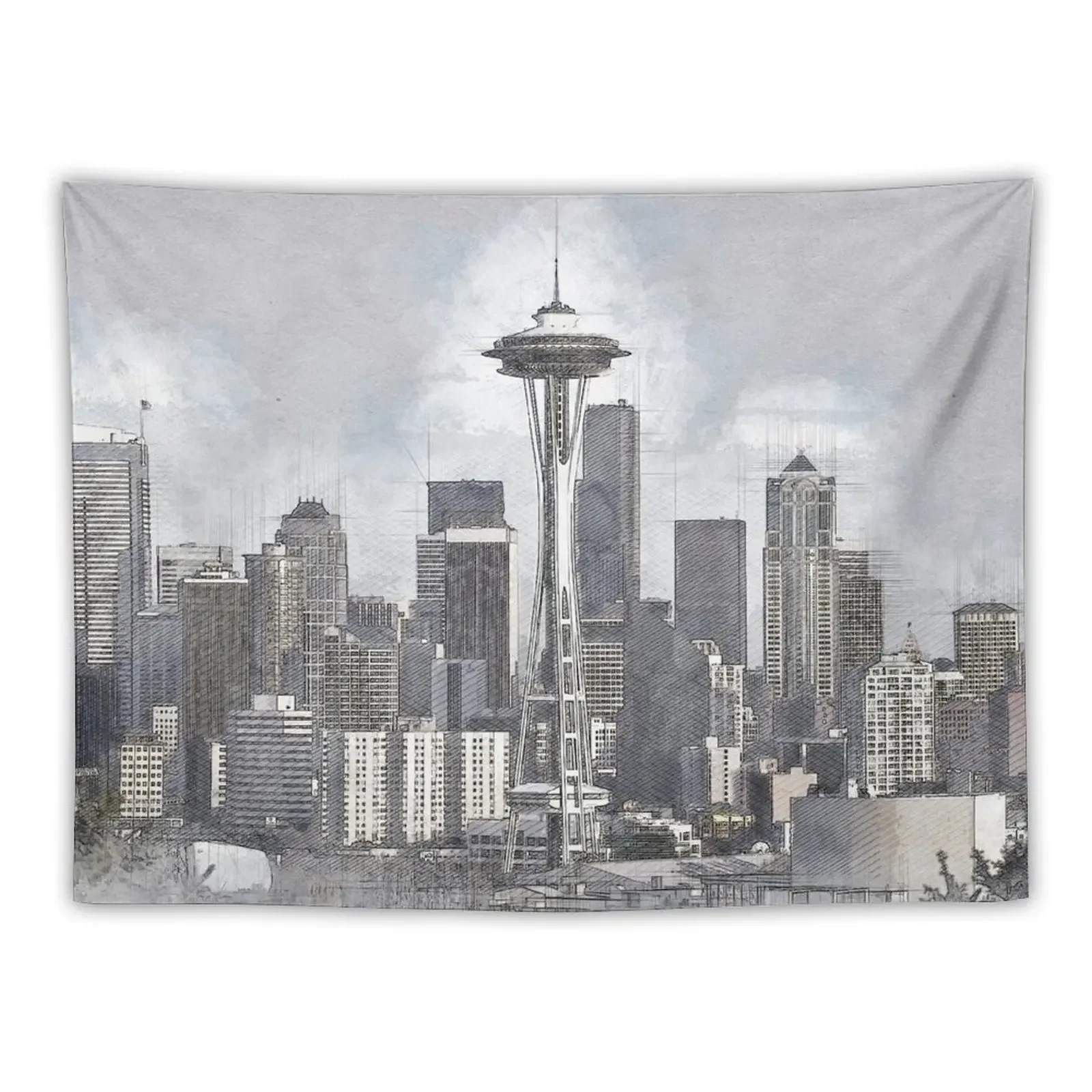 Seattle Tapestry Things To Decorate The Room Room Decorations Aesthetic Tapestry