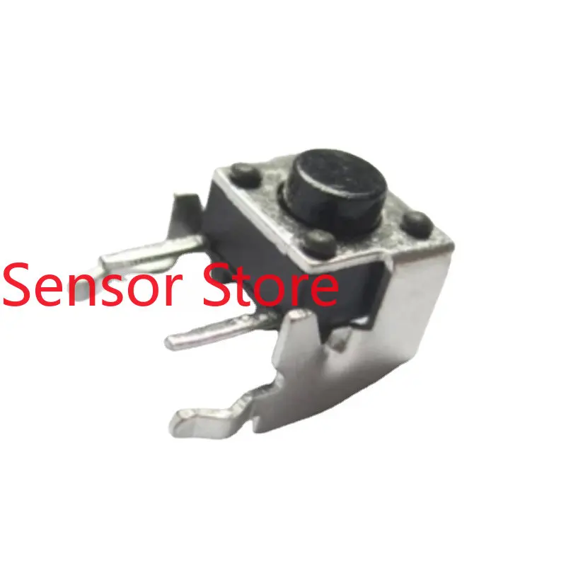 

10PCS Tact Switch 6*6*5mm With Bracket Horizontal Side Foot Button JTP1236A