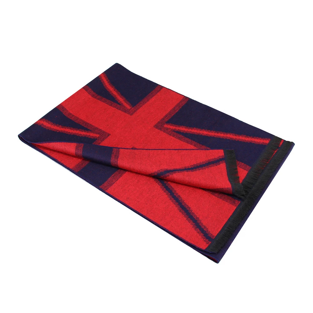 

Men'S Scarf Winter Warm Soft Long Cotton Scarf Fringe Plaid Scarves For Husband Boyfriend Gift