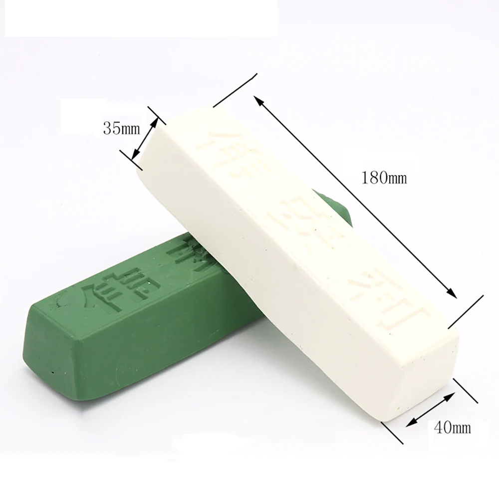 Pasta de cera para pulir, cera blanca y verde, Metal, acero inoxidable, cera para pulir, madera, vidrio, Jade, pulido, espejo brillante, pulido fino