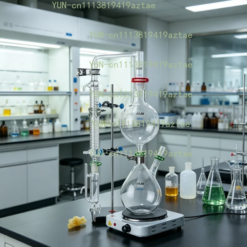 2000ml Complete Essential Oil Distillation & Extraction Device, Household Essential Oil Separator Apparatus