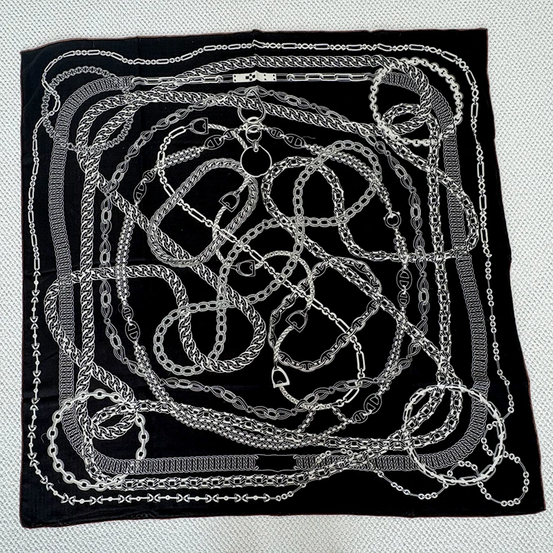 

Шарф из 70% шерсти и 30% шелка, 135 см, с ручной обработкой краев, накидка-шаль для декора головы и шеи, оверсайз, подарок на Рождество