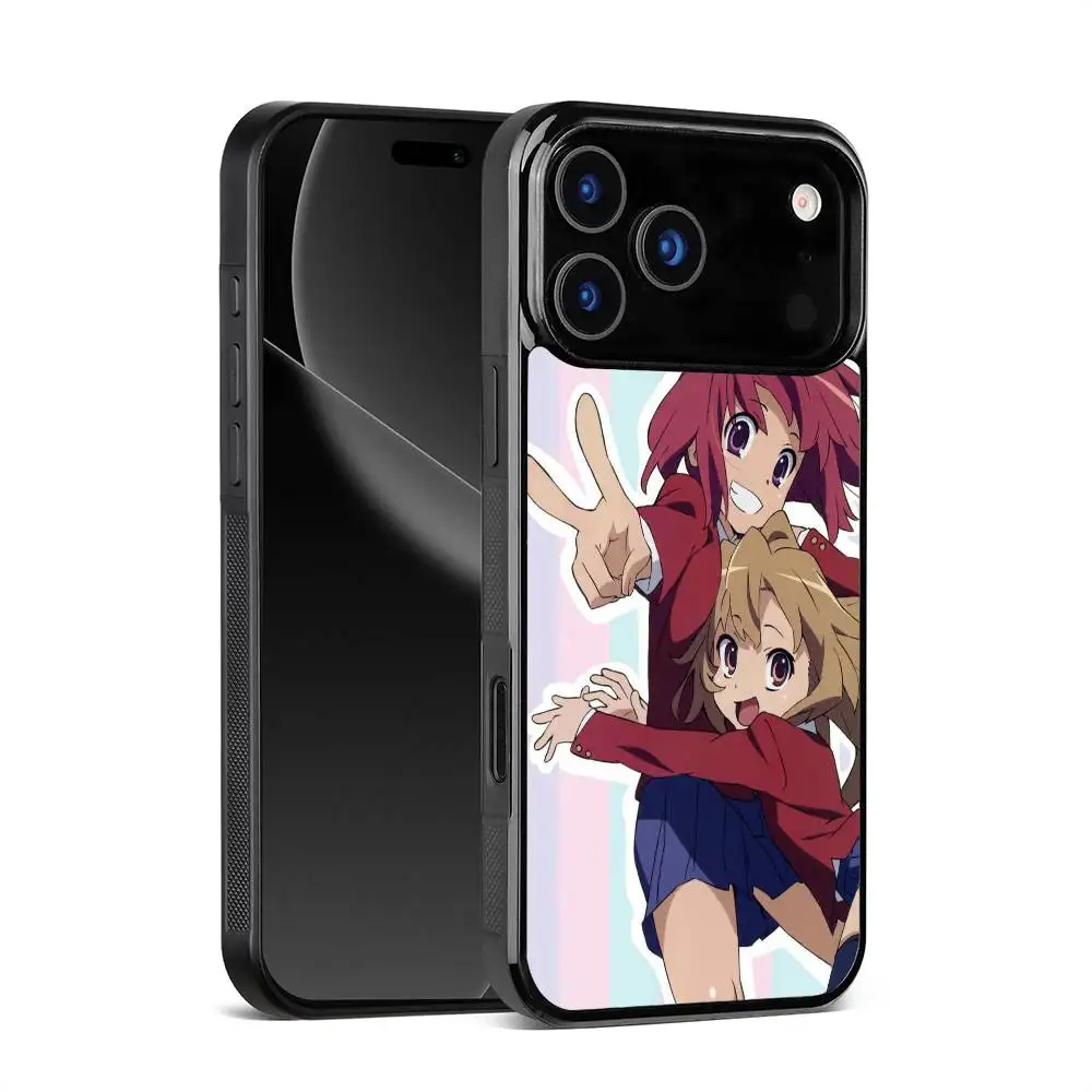 حافظة هاتف T-TIGER X DRAGONS لهاتف آيفون 17 16 15 14 13 12 11 Pro Max Mini Plus مرآة صلبة Funda