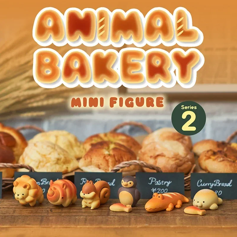 

Animal Bakery Series 2 mini Series Blind Box Toys Mystery Box Original Figure Guess Bag Mystere Cute Doll Kawaii Model Gift