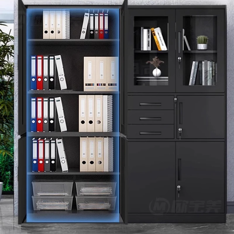 

Black Document Filing Cabinets Voucher Lockable Storage Filing Cabinets Multipurpose Office Furniture Lemari Arsip YSWJG