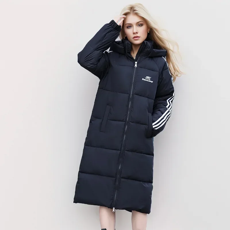 2024 Winter Down Cotton-Padded Coat Women Medium-Length Slim Fit Thickened Warm Puffer Jacket Loose-Fit Cotton Coat For Couples