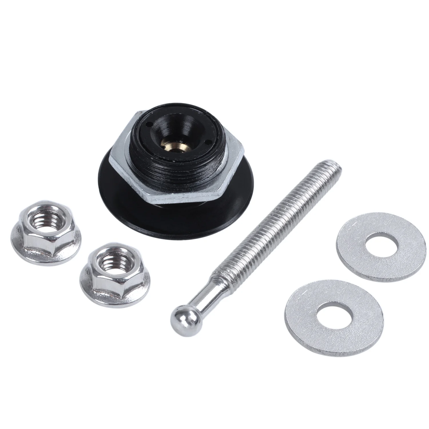 Schnellverschluss-Verriegelung, Nummernschild-Verriegelungsclip, 1,25 Zoll Durchmesser, Aluminiumlegierung, Auto-Haubenstifte, Schloss-Clip-Set für Stoßstangen-Hauben-Lizenz