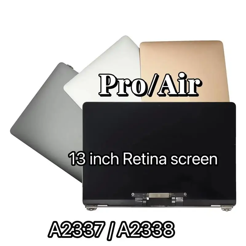 New! New A2338 A2337 Display LCD Screen for Macbook Pro Air Assembly 2020 Retina M1 EMC 3598 3578 Replacement Gray Silver Rose