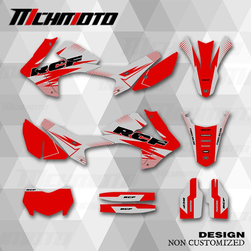 

MCHMFG для HONDA CRF250L 2012 2013 2014 2015 2016 CRF 250L 2017 2018 2019 2020 новый стиль графические наклейки комплект наклеек